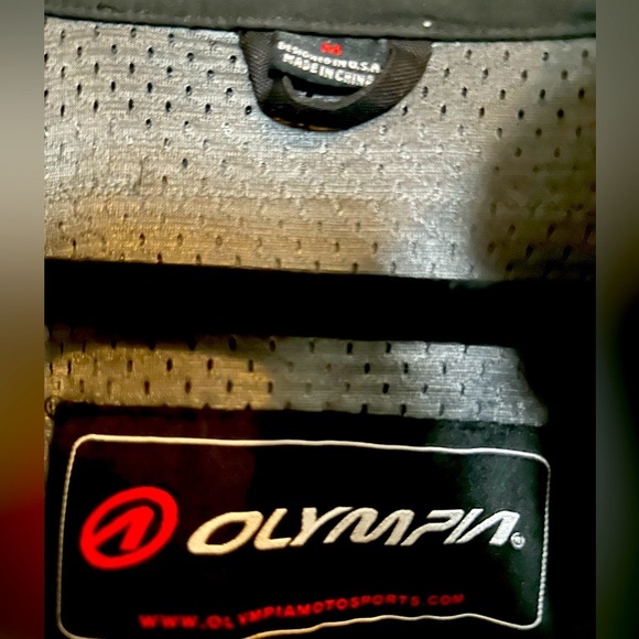 Olympia Unisex Ivory  Bike Jacket - Picture 3 of 7